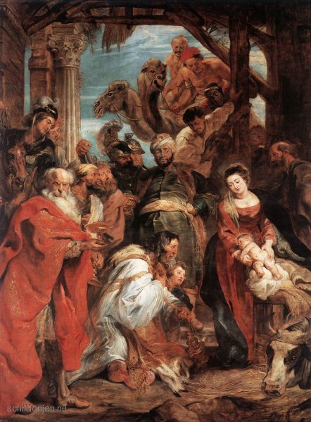 Peter Paul Rubens, De aanbidding der wijzen, 1624