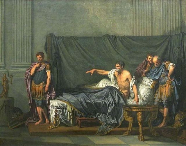 Jean-Baptiste Greuze, Septimius Severus en Caracalla